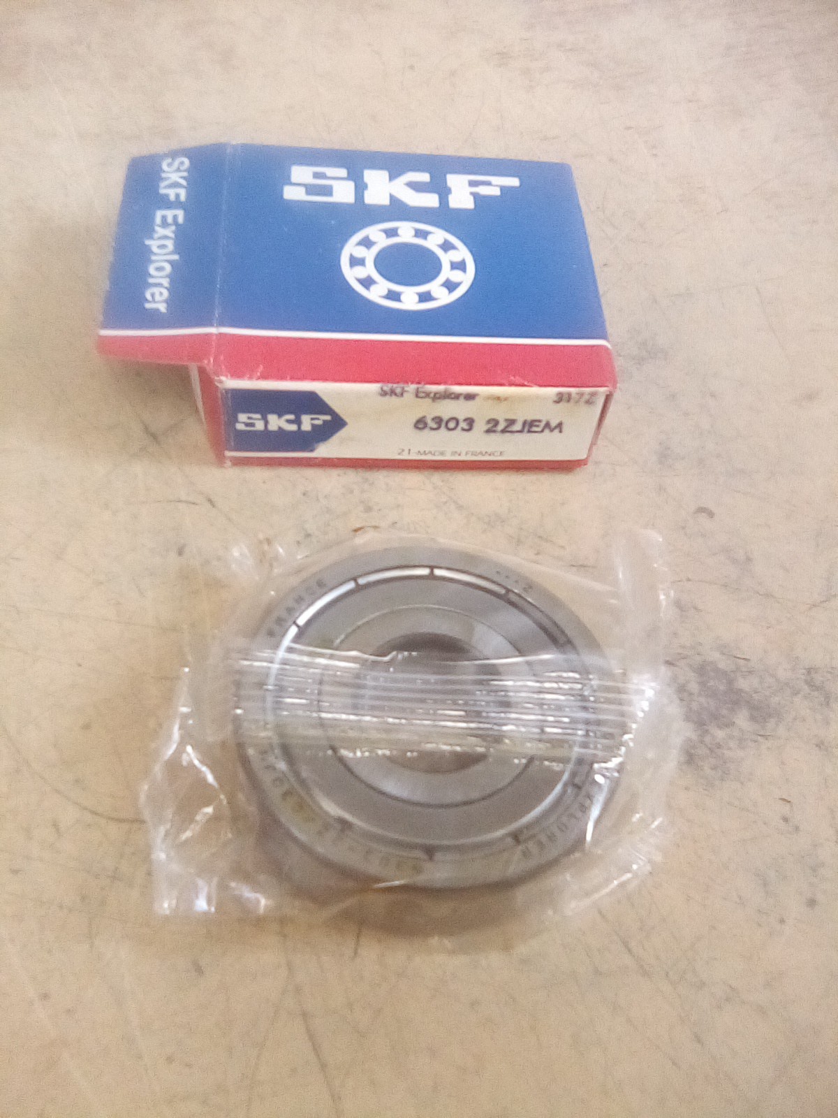 SKF 6303 2ZJEM Shielded Ball Bearing