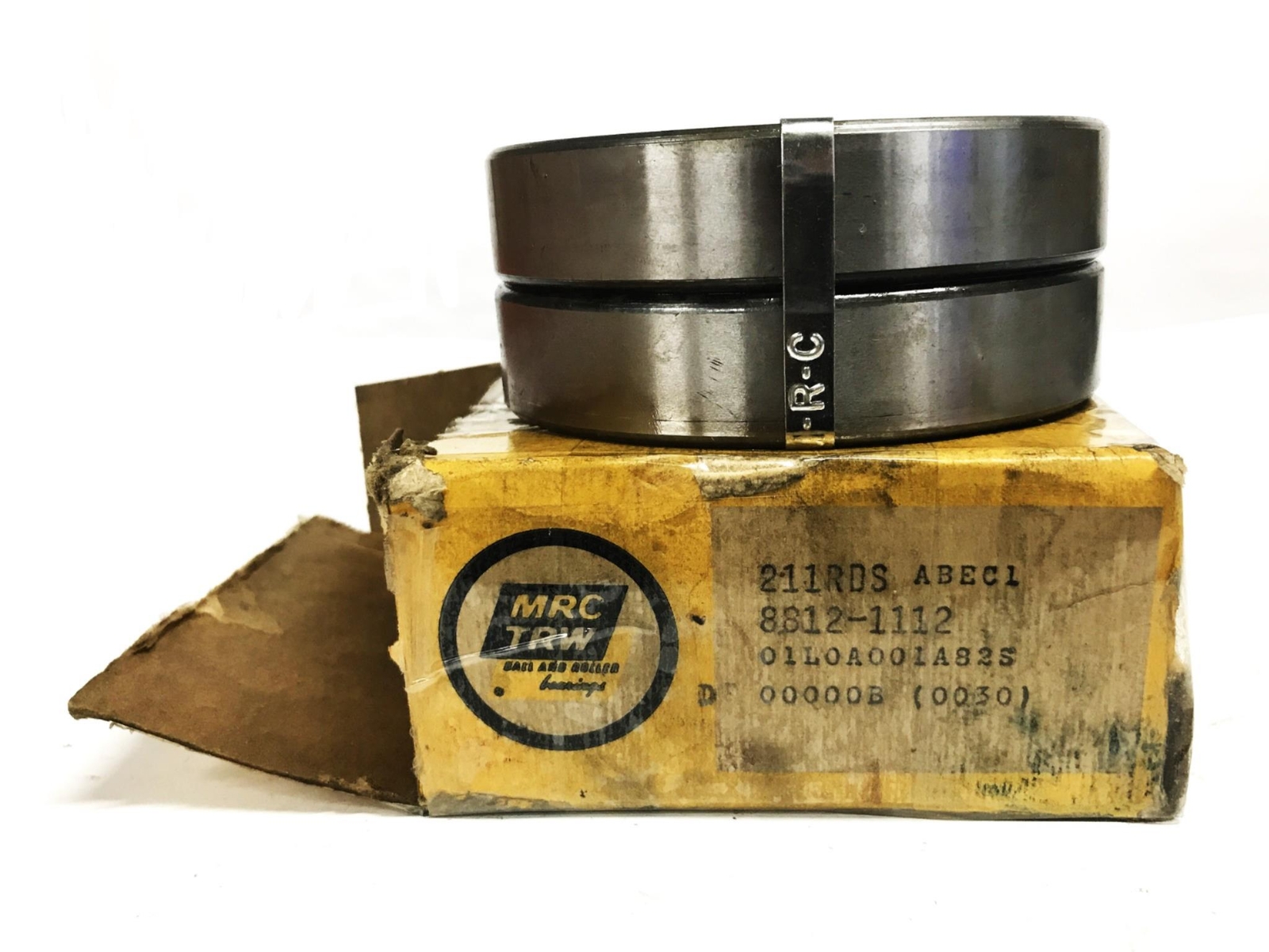 MRC TRW Precision Ball Bearing Pair 211RDS-ABEC1 NOS