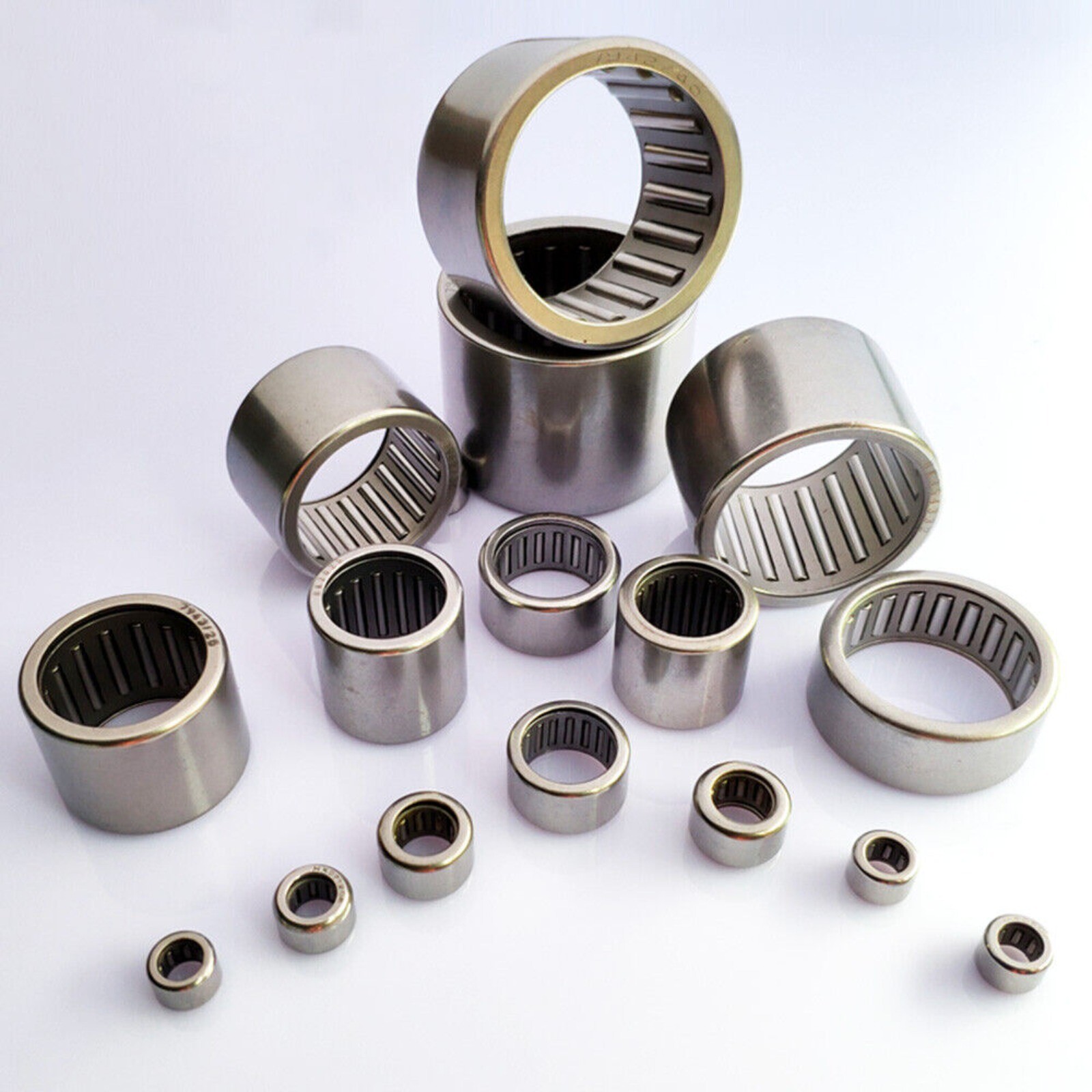 Bore 4mm to 60mm Drawn Cup Needle Roller Bearings HK Series No.HK0408 to HK6032