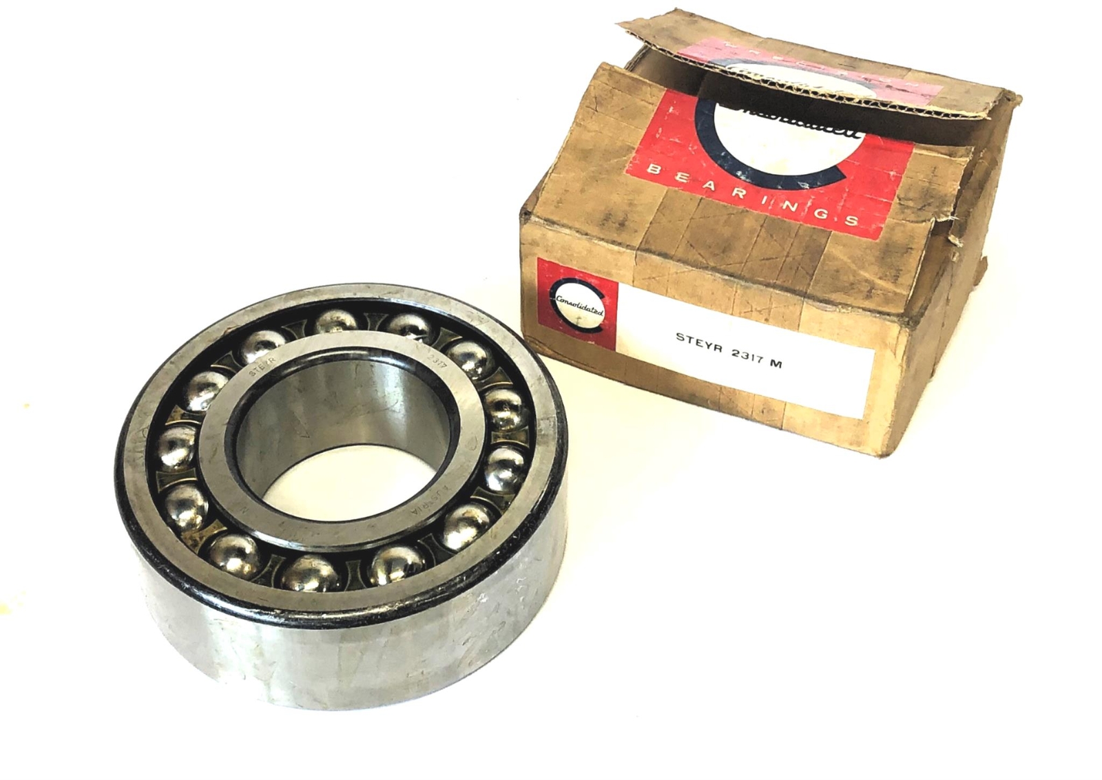Consolidated Precision Self Aligning Double Row Ball Bearing 2317M NOS