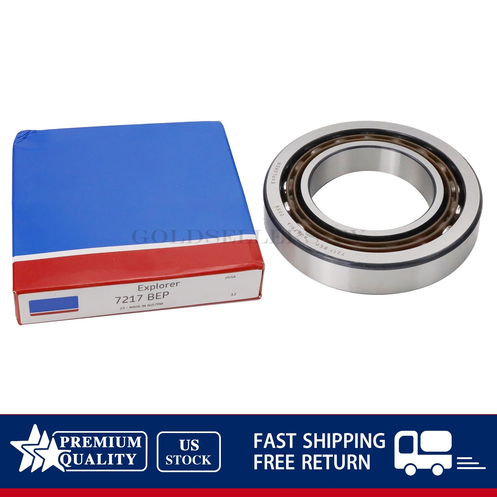 NEW Angular Contact Bearing Fits SKF 7217 BEP 85mm Bore Fast Shipping US