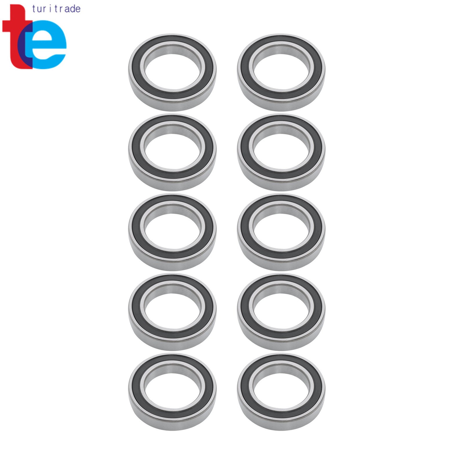 10pcs 6010-2RS Sealed Ball Bearings 50mm x80mm x16mm Double Sealed