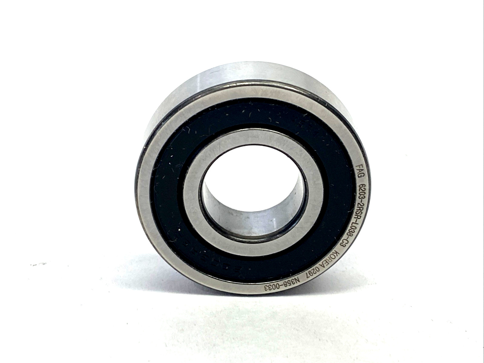 FAG 6203-2RSR-L038-C3 Deep Groove Ball Bearing 17mm ID 40mm OD 12mm W 2-PK