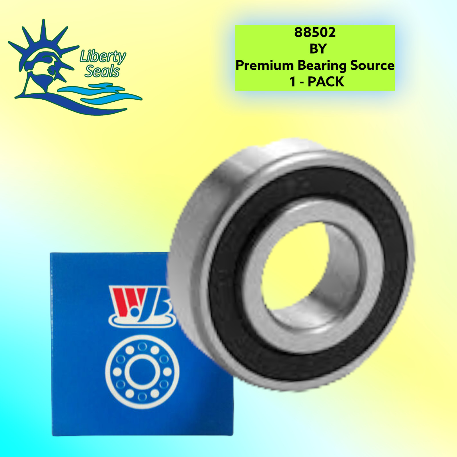 88502 WJB Radial Ball Bearing W2 Felt Seals By Premium Bearing Source