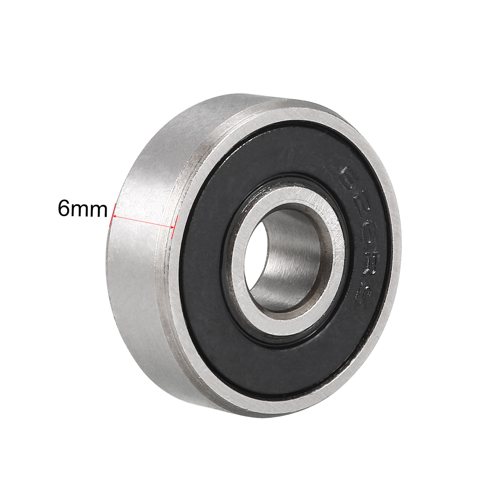 10PCS 6 x 19 x 6mm Double Sealed 626-2RS Deep Groove Ball Bearing