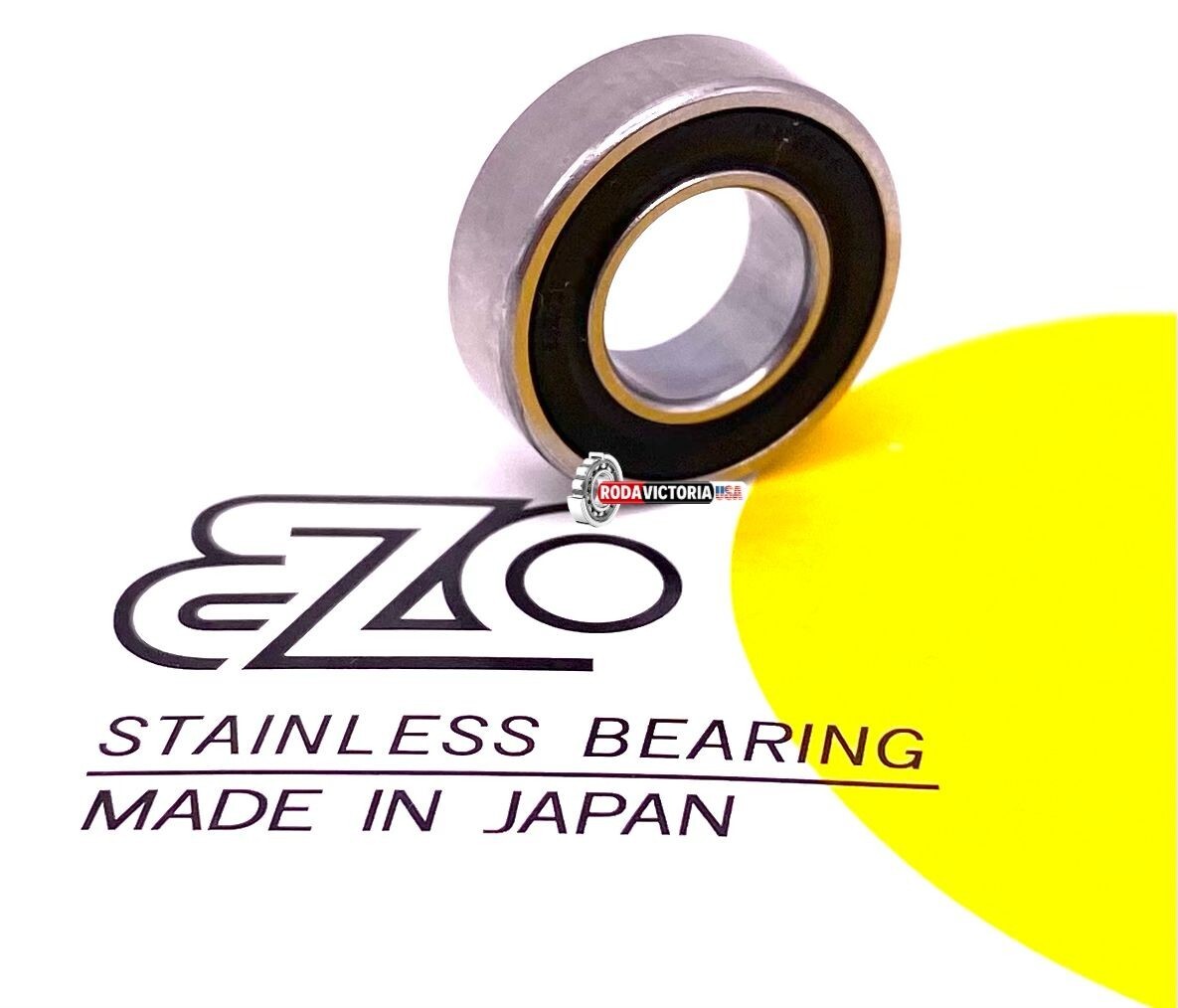 EZO Japan S688 2RS Stainless Steel Ball Bearing, Rubber Shielded 8x16x5 mm