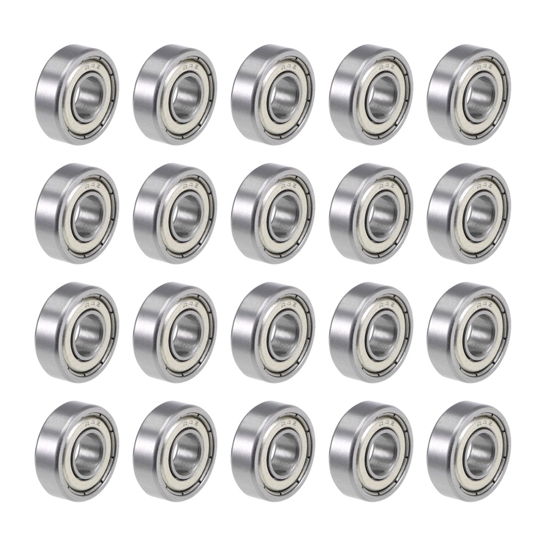 20pcs R4ZZ Deep Groove Ball Bearing 1/4″x5/8″ Shielded Z2 Lever Bearings