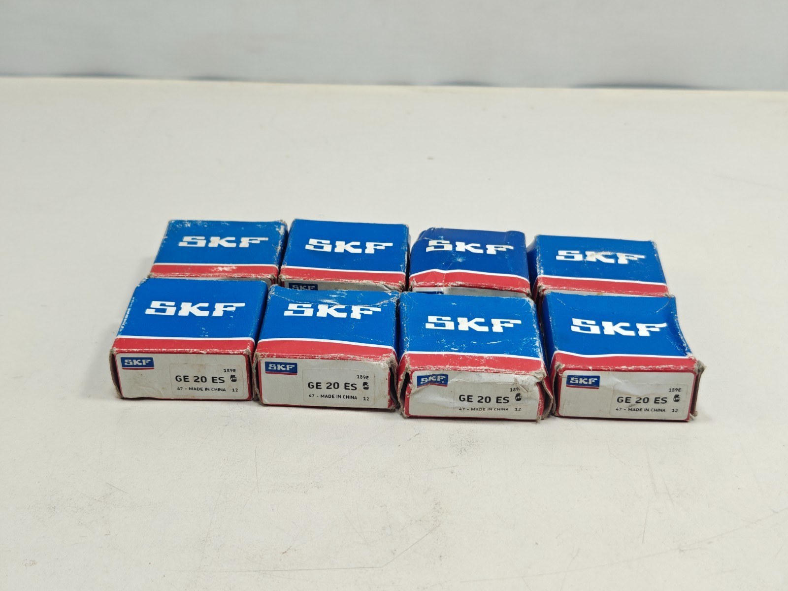 (Qty.8) GE20 ES SKF Radial Spherical PLain Bearing GE20ES 20x35x12mm Pack Of 8
