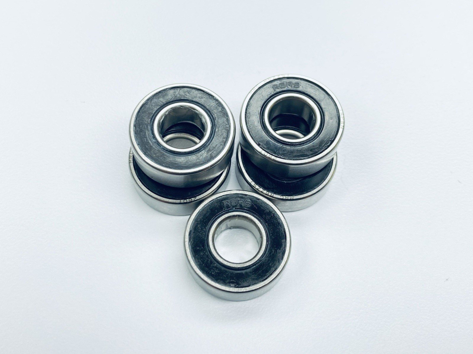 Lot of 5 MRC R6ZZST Miniature BALL BEARING 3/8″-Id 7/8″-Od 9/32″-W 2-Seal