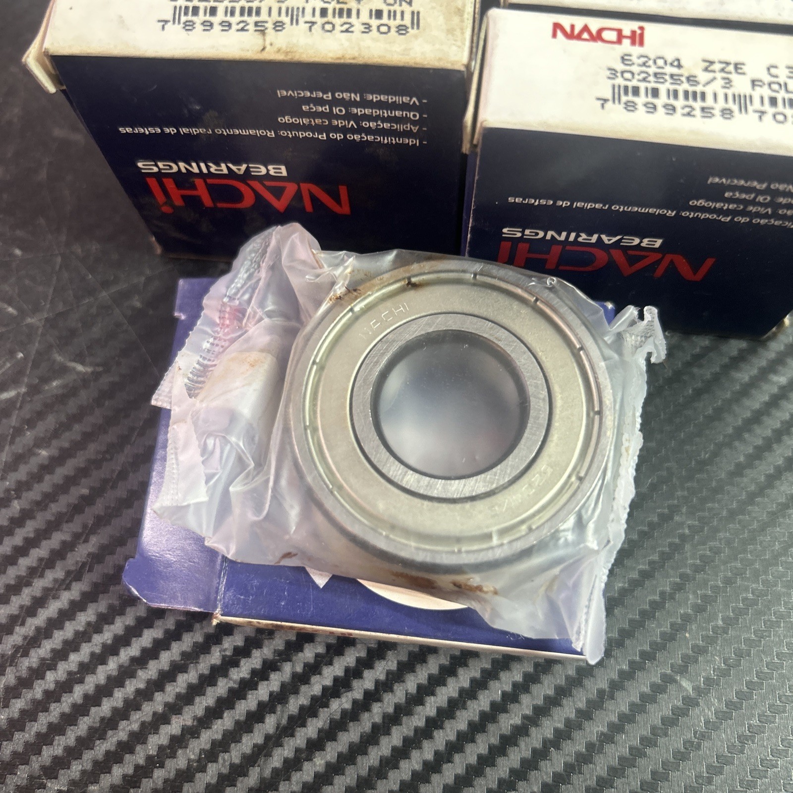 Lot of 15 6204-ZZE C3 NACHI Brand Metal Shield Ball Bearing 20x47x14 6204 ZZ