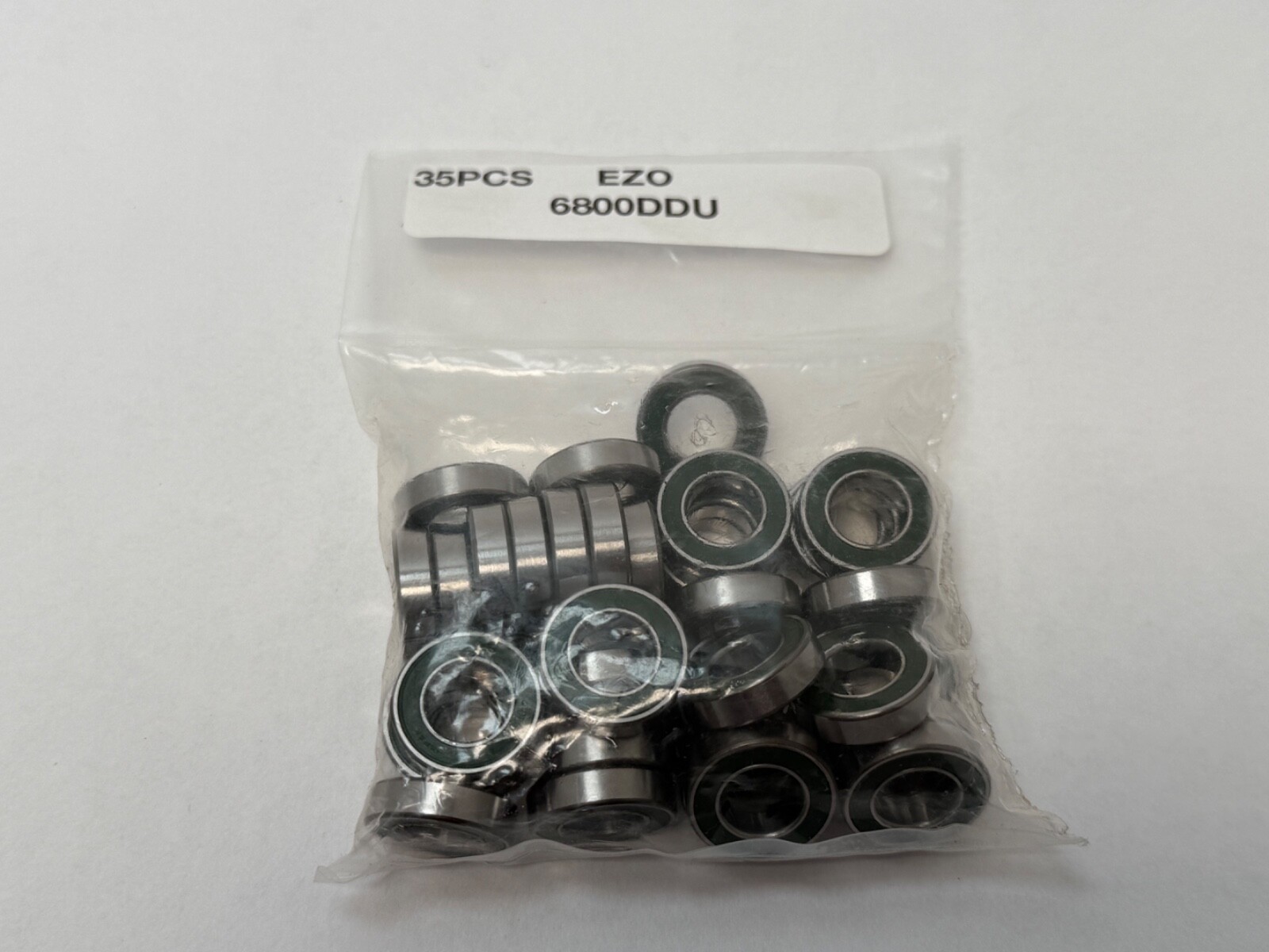 EZO 6800DDU Bearing Rubber Seals 61800 6800 DDU 2RS RS 10x19x5 mm 35 Pcs