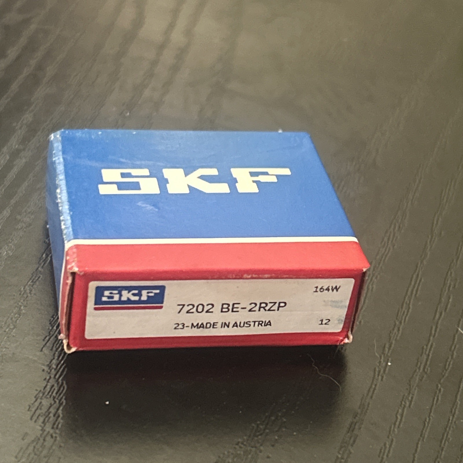 SKF 7202 BE-2RZP Angular Contact Bearing – New – Made in Austria