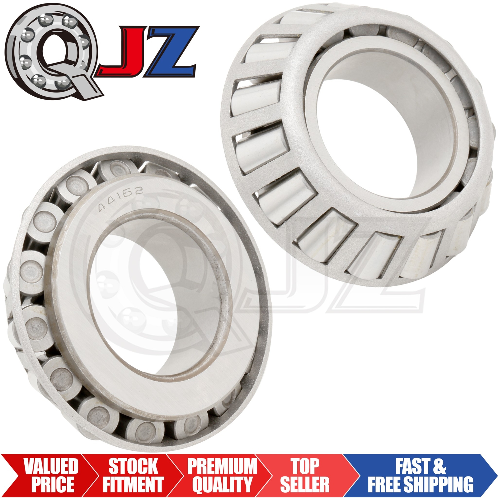 [Qty.2] New BR-44162 Tapered Roller Bearing Single-Cone [1-5/8″ OD x 0.933om W]