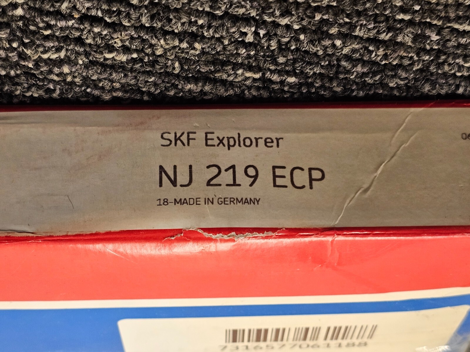 SKF NJ219ECP Cylindrical Roller Bearing Single Row 95mm x 170mm Steel