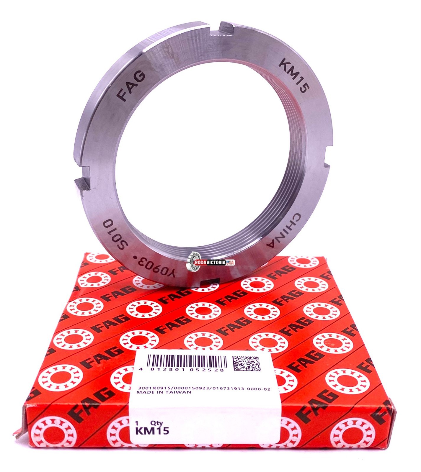 FAG KM15 Nuts Standard Bearing Steel KM 15 75x98x13 mm