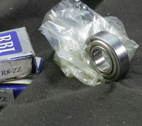 LOT OF 2 RBI R8 ZZ Miniature Radial Shielded Bearing 1/2″ ID NEW