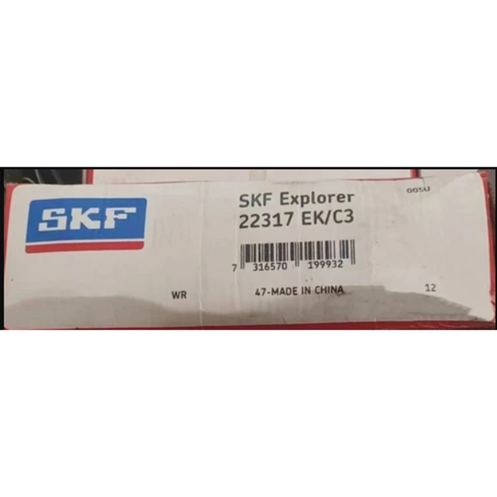 one new SKF 22317 EK/C3 180x85x60mm Steel Spherical Roller Bearing #YP1