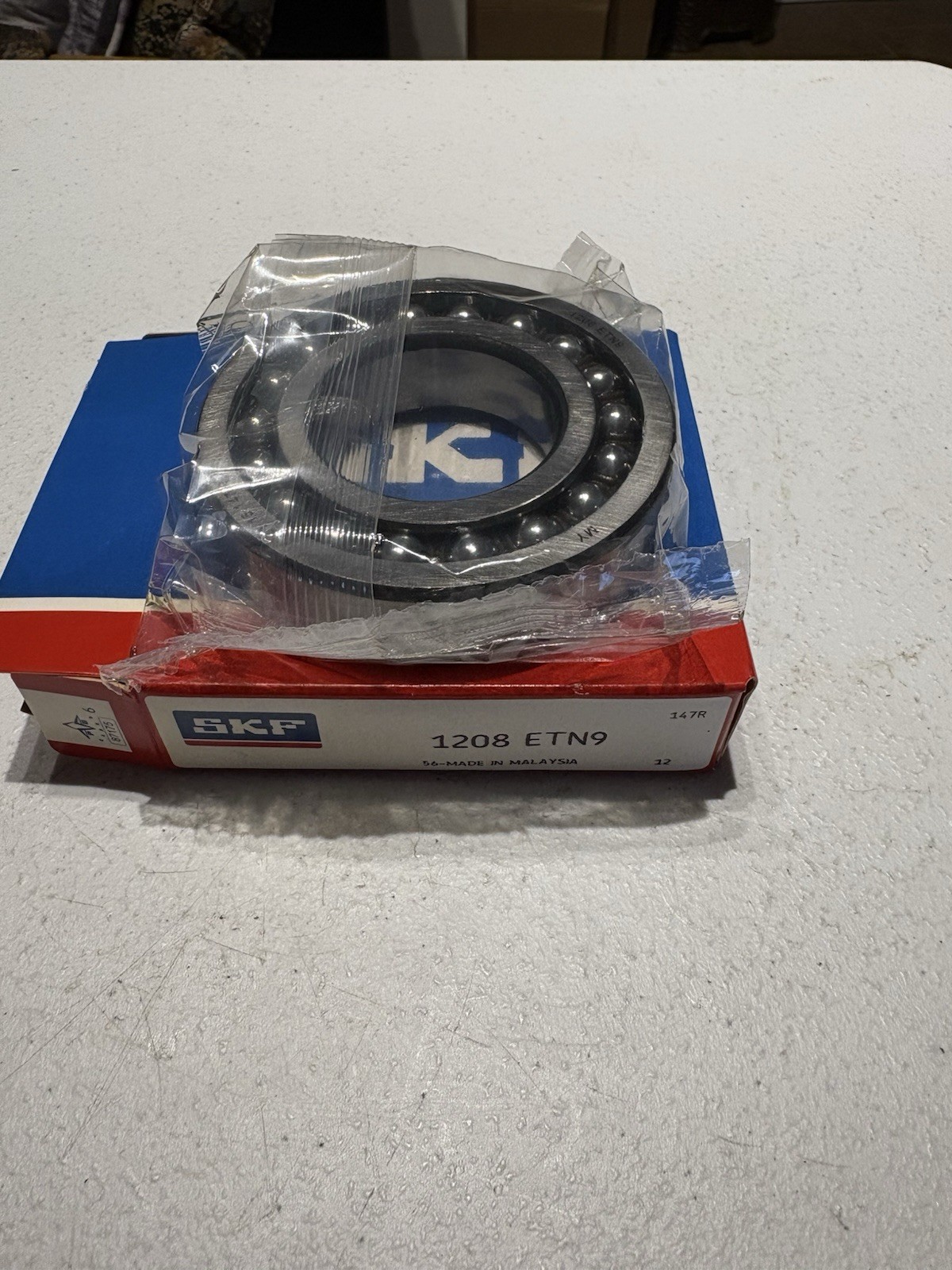 SKF 1208ETN9 Self-Aligning Ball Bearing 40x80x18mm Made In Malaysia 1208 ETN9