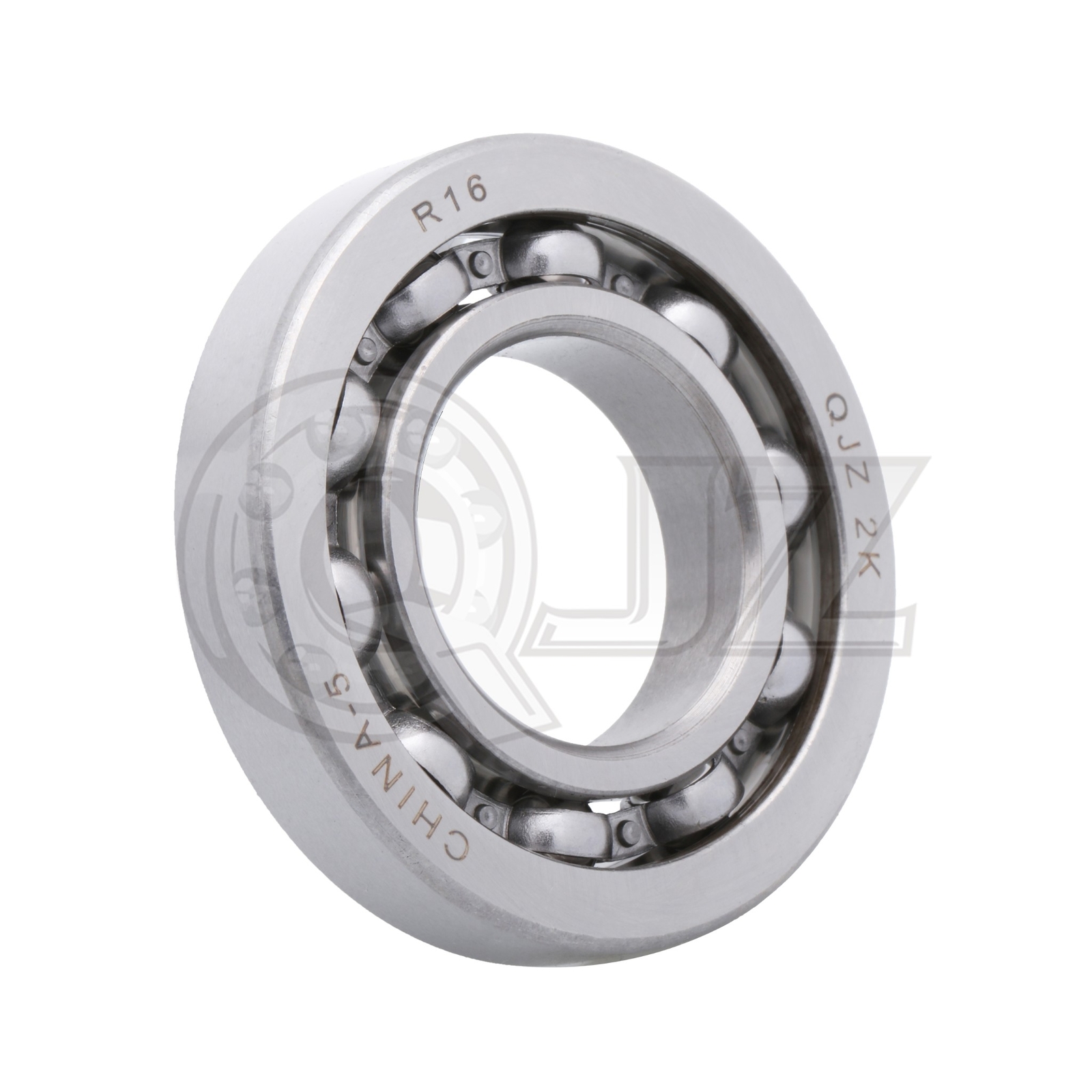 [Qty:4] R16-OPEN Deep Groove Radial Ball Bearing Unit [1″ ID x 2″ OD x 3/8″ W]