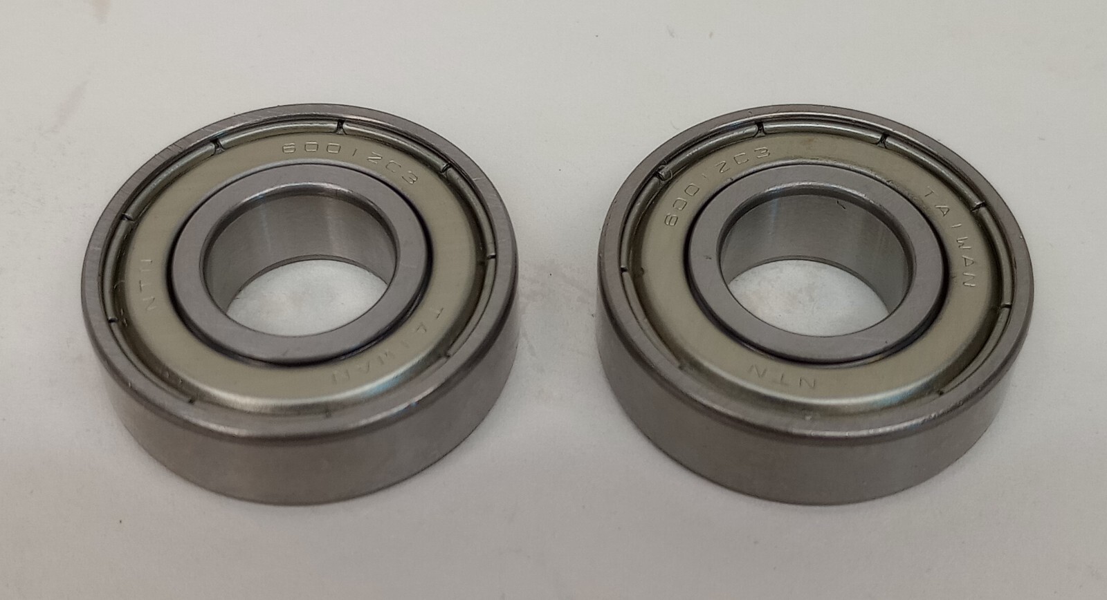 NTN 6001ZZC3/5C Ball Bearing Deep Groove 12mm ID X 28mm OD X 8mm W (Pack of 2)