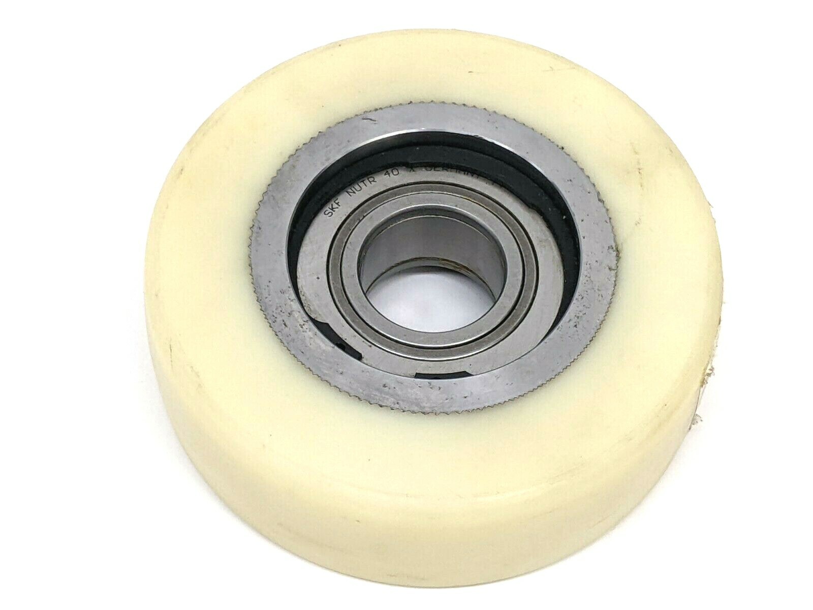 Guide Wheel 160mm OD w/ SKF NUTR 40 X Support Roller Bearing 40mm Bore