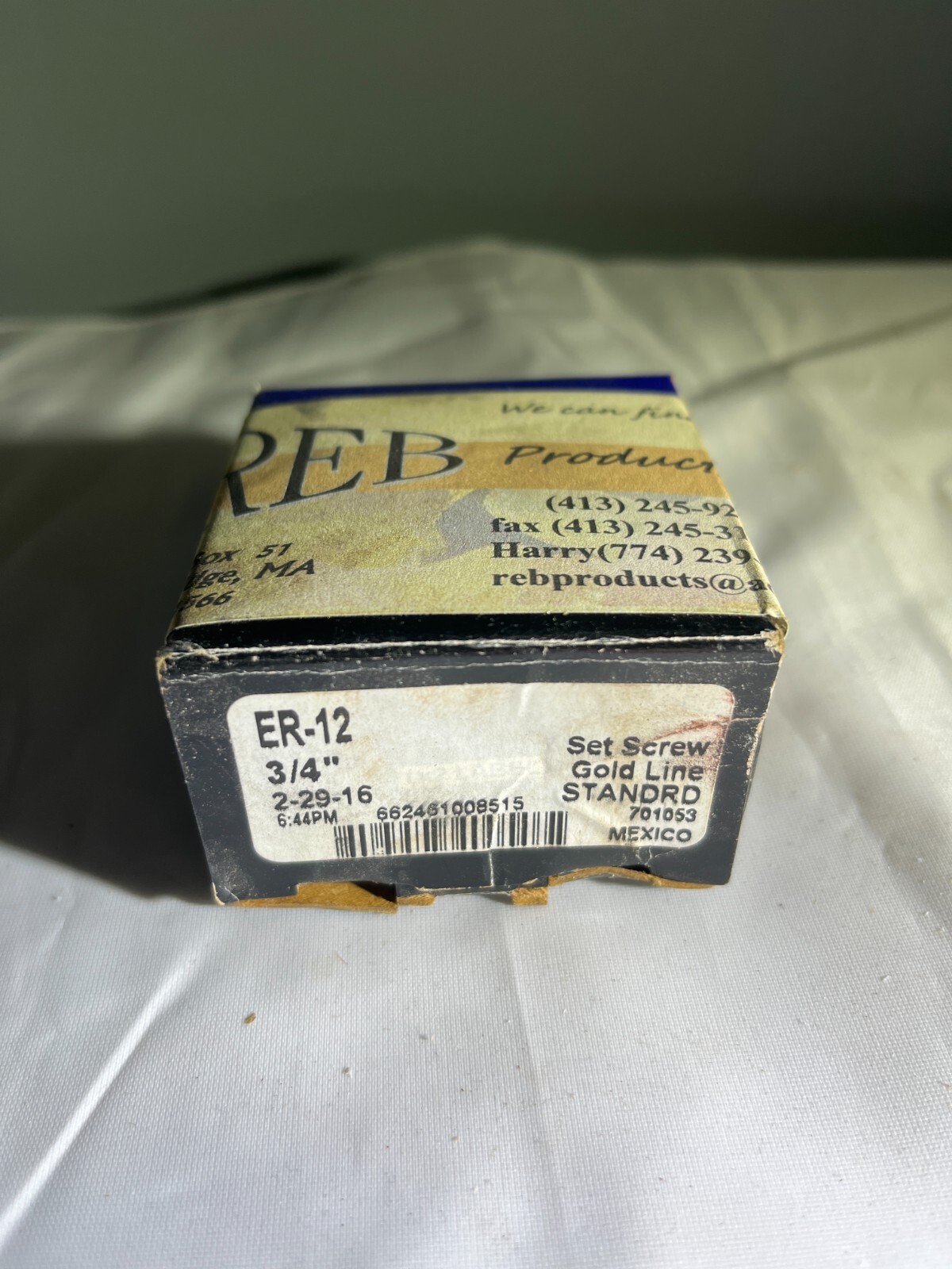 1 NEW SEAL MASTER ER-12 DKM INSERT BALL BEARING 3/4” Gold Line