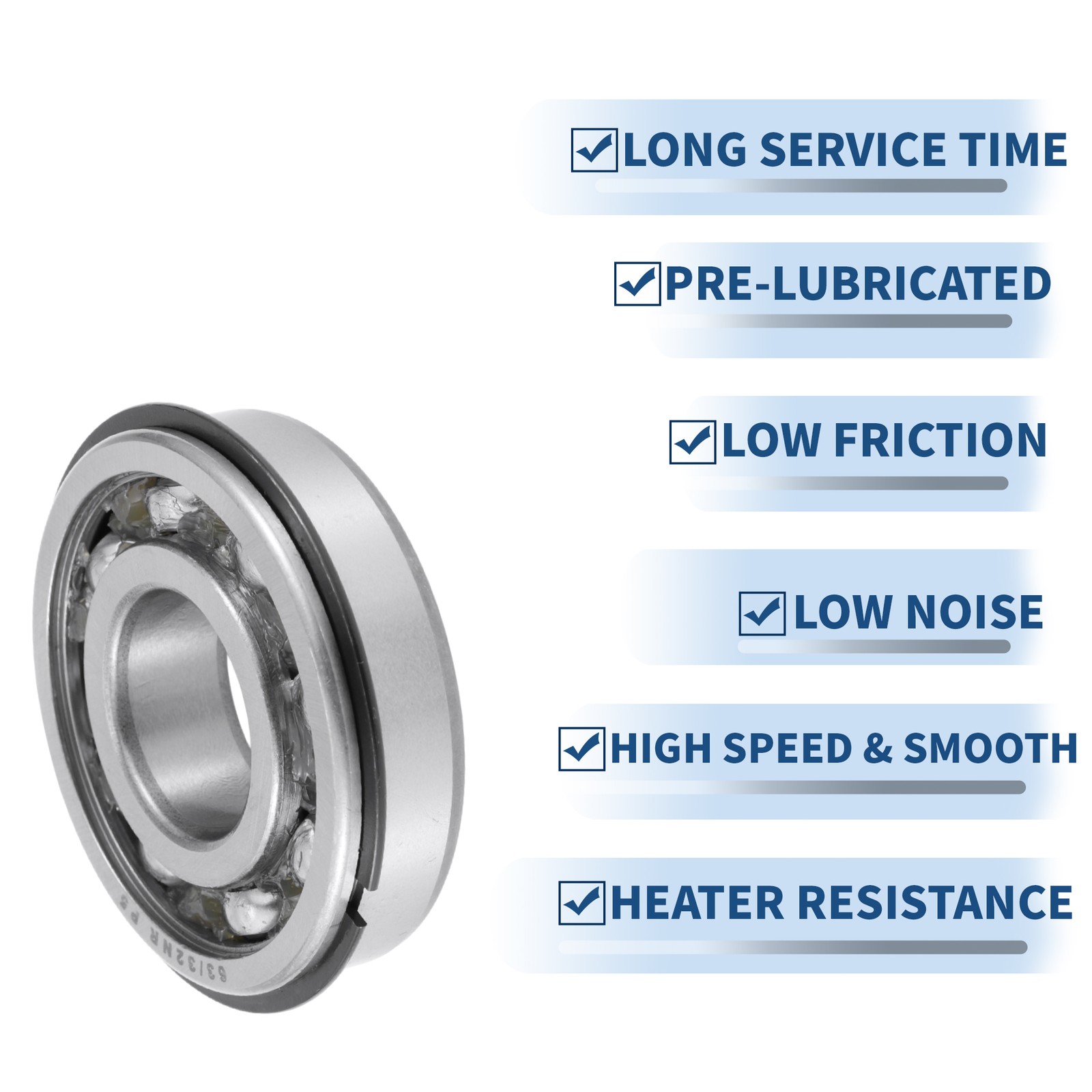 63/32NR Deep Groove Ball Bearings 32x75x20mm 1 Pc Scooter Skateboard Wheel