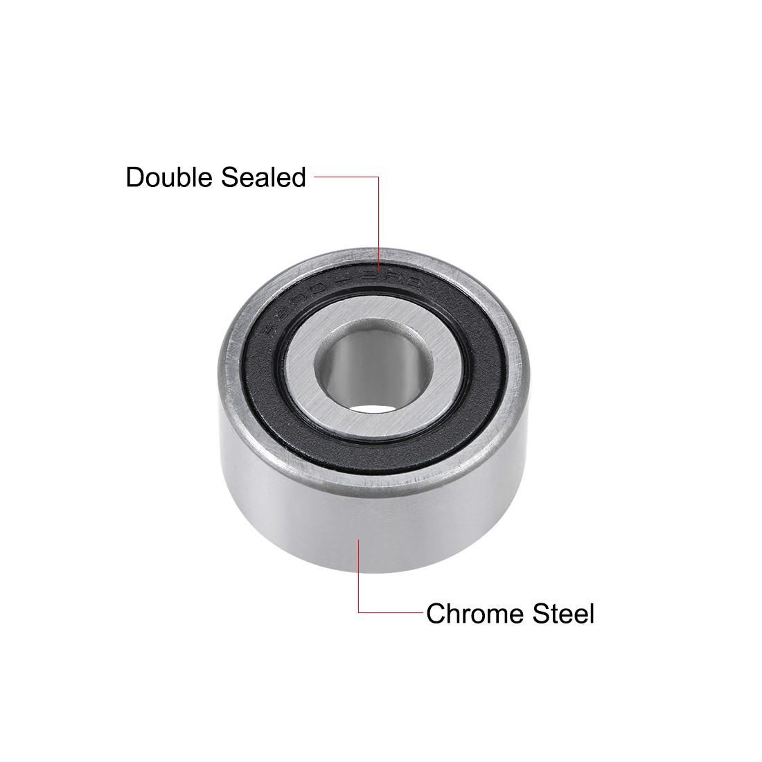 5 PCS 3200-2RS Angular Contact Ball Bearing Sealed Bearings 5200-2RS
