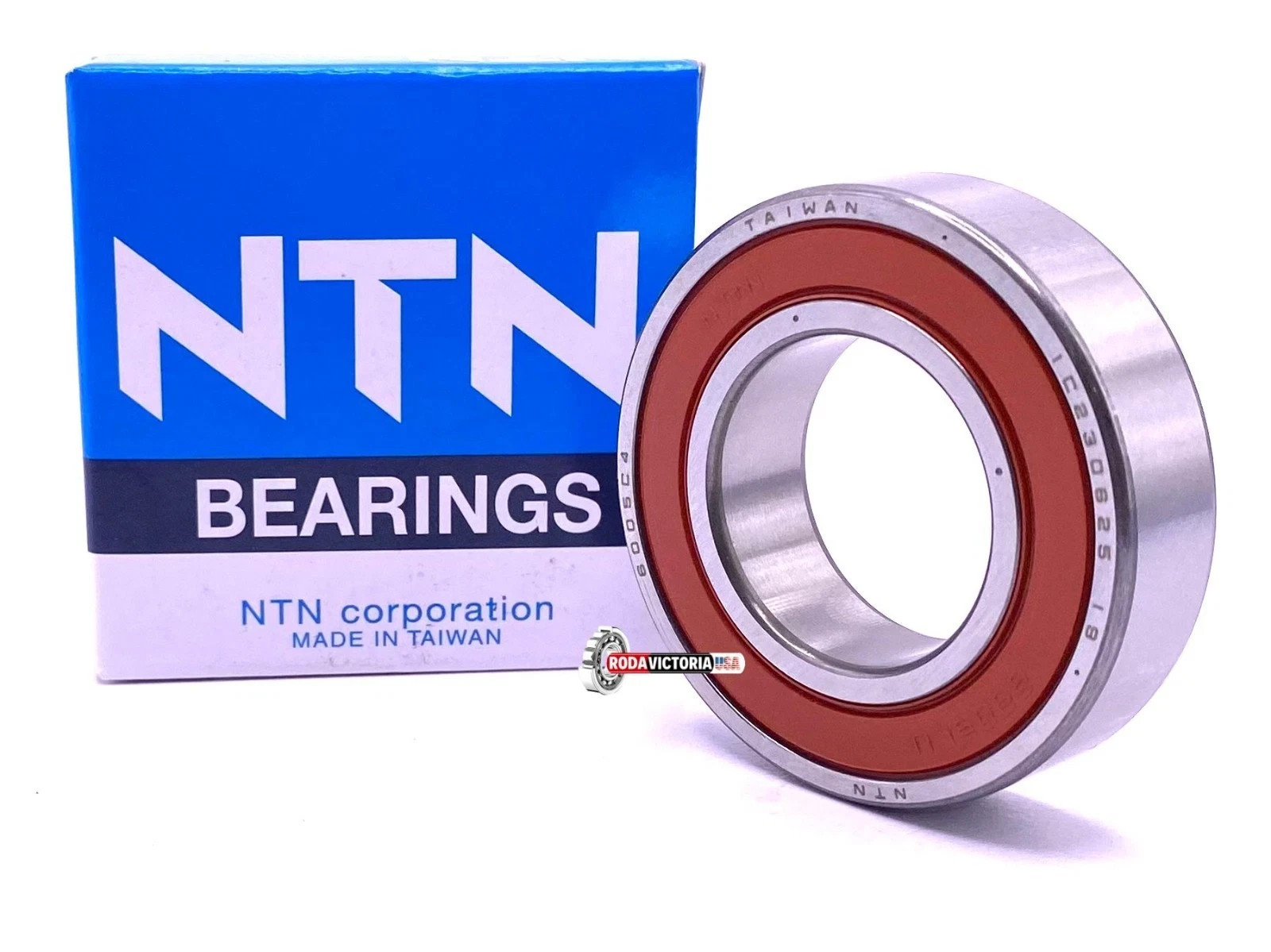 NTN 6005 LLU C4 /5K Deep Groove Ball Bearing, Rubber Sealed 25x47x12 mm