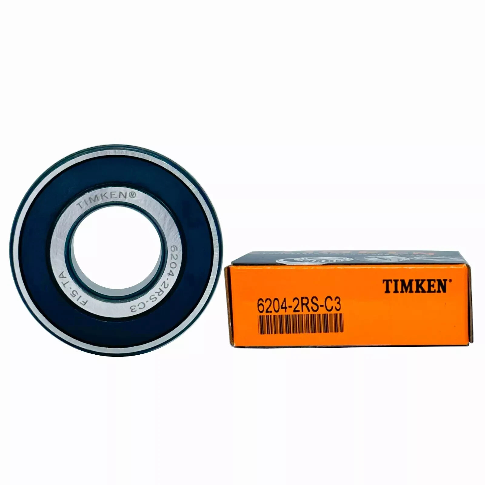 (10 PACK) USA TIMKEN 6204-2RS C3 20X47X14MM Double Rubber Seal Bearings