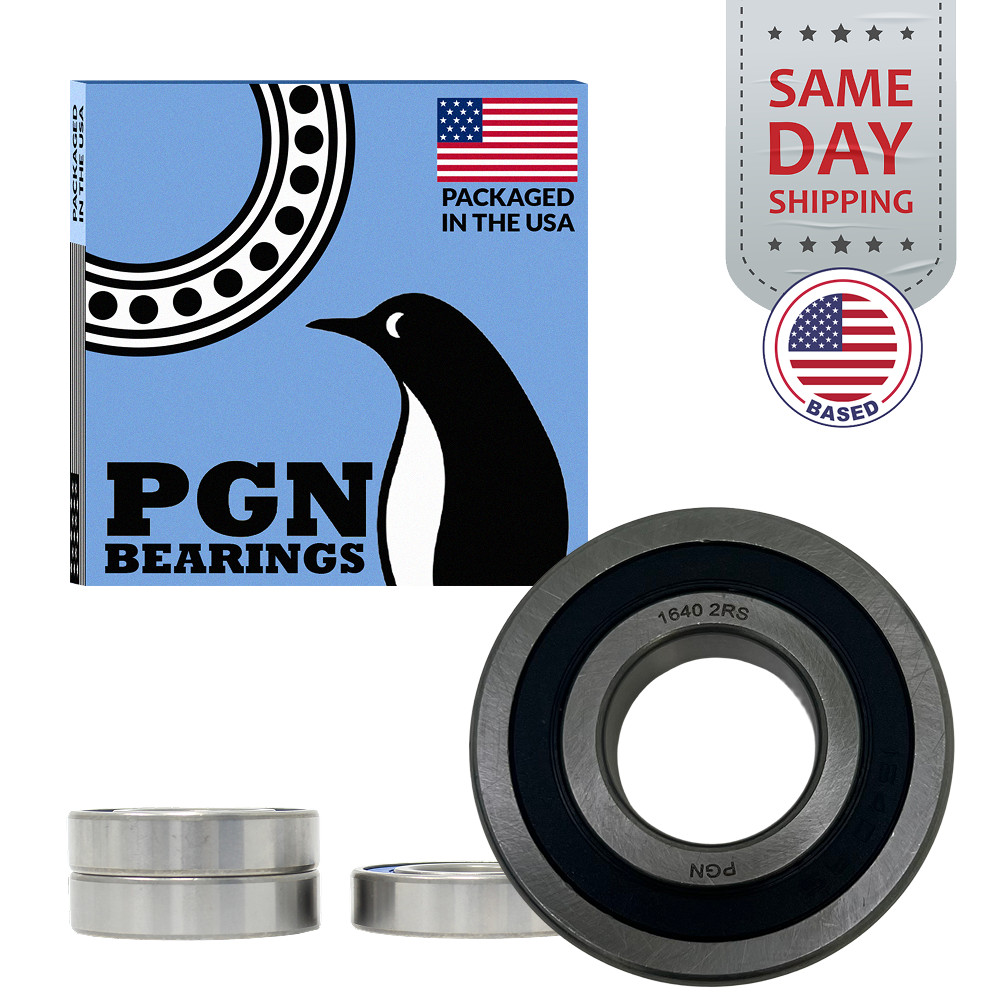 PGN (4 Pack) 1640-2RS Bearing – Lubricated Chrome Steel Sealed Ball Bearing