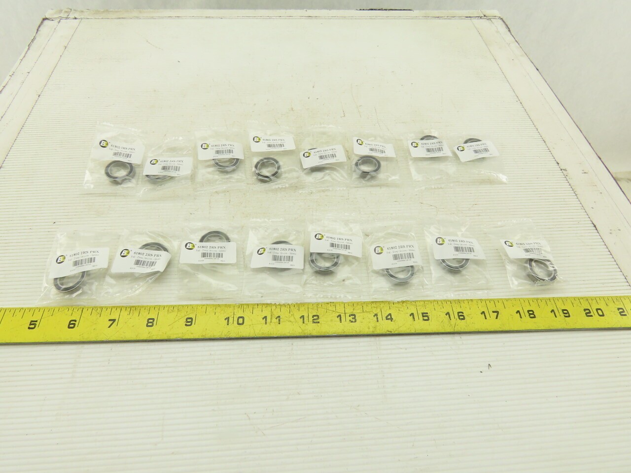 BL 61802 2RS PRX Radial Ball Bearing,ps,15mm Lot of 16