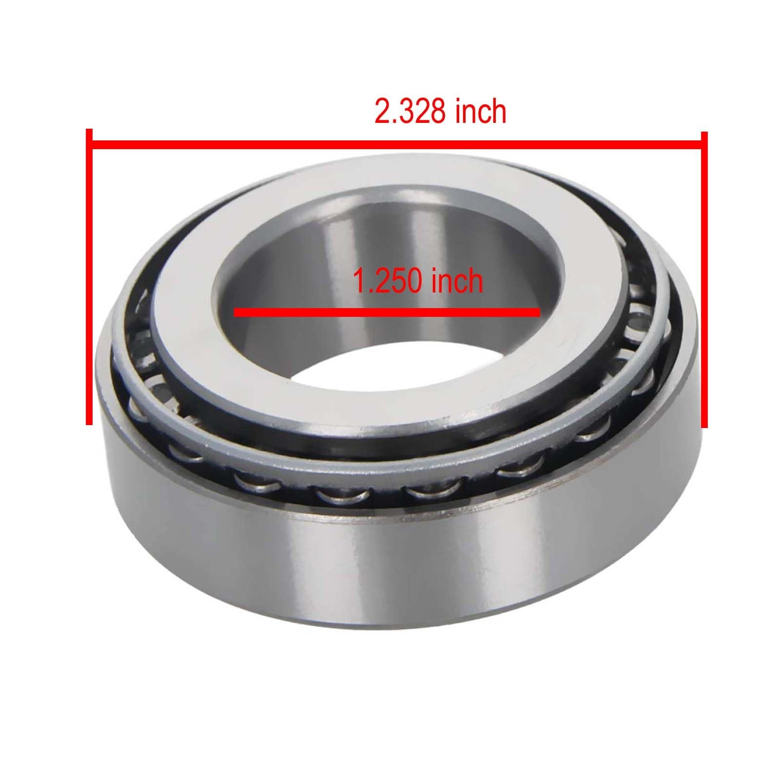 LM67048 LM67010 Tapered Roller Bearings, Set of 4
