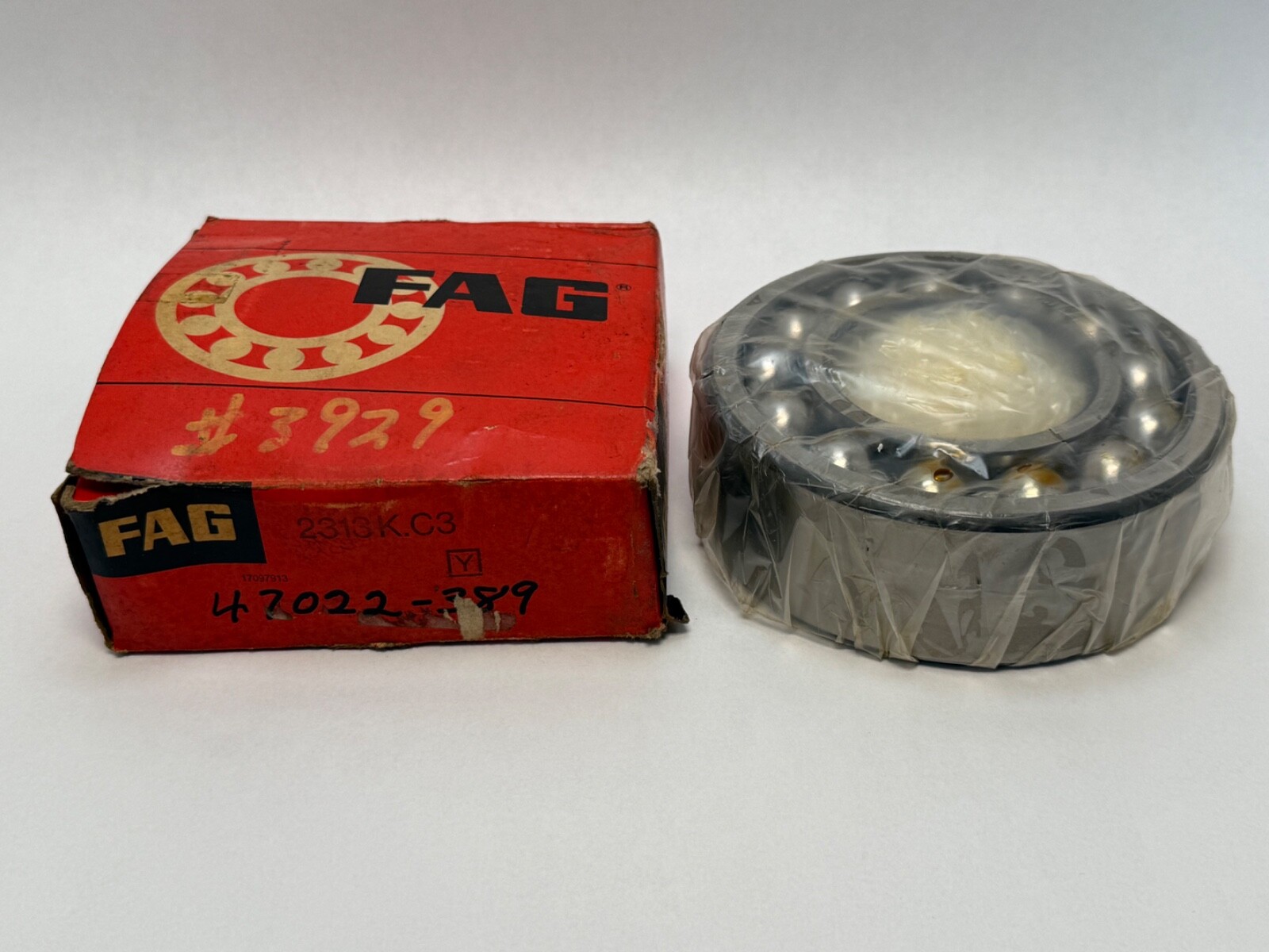 FAG 2313-K/C3 Self Aligning Bearing 2313K.C3 65x140x48 mm