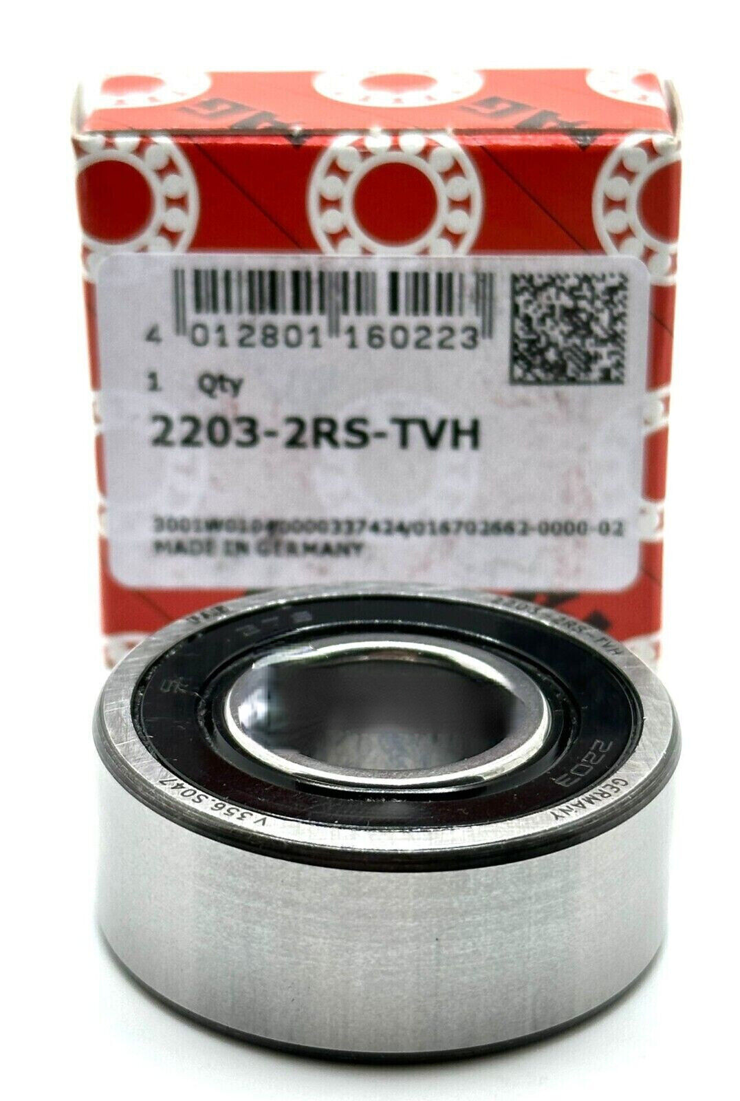 FAG 2203-2RS TVH SELF ALIGNING BALL BEARING,RUBBER SEALED 17x40x16m