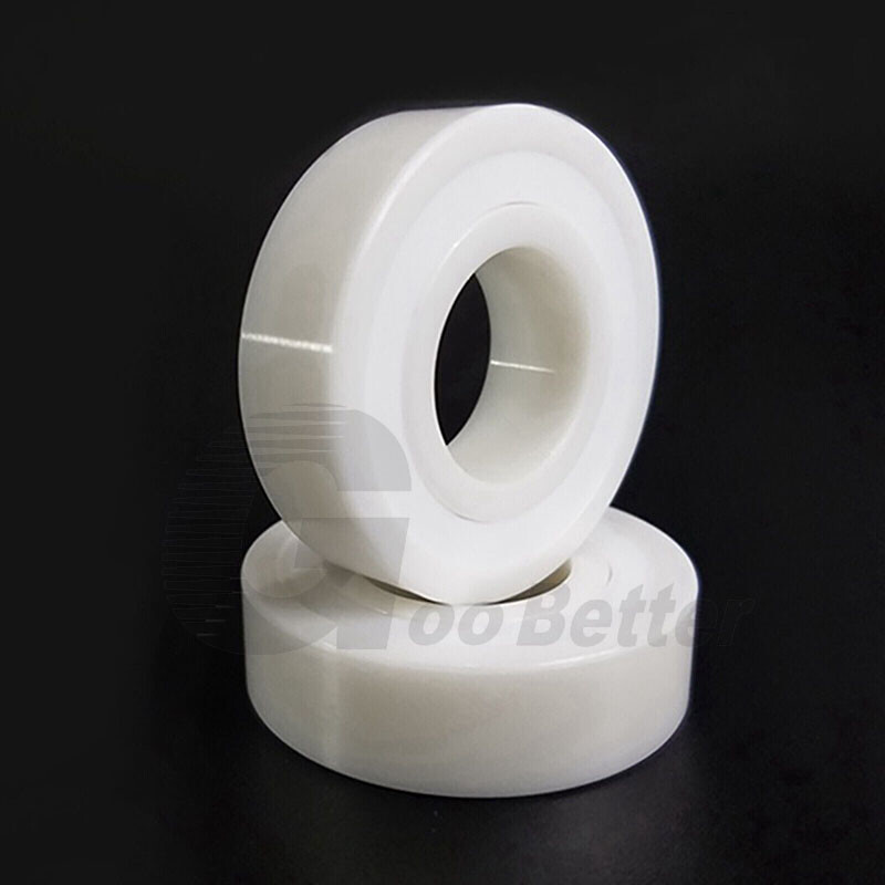 2RS Double-Sided Sealed Full Ceramic Bearings ZrO2 Zirconium Oxide ID 10mm-40mm