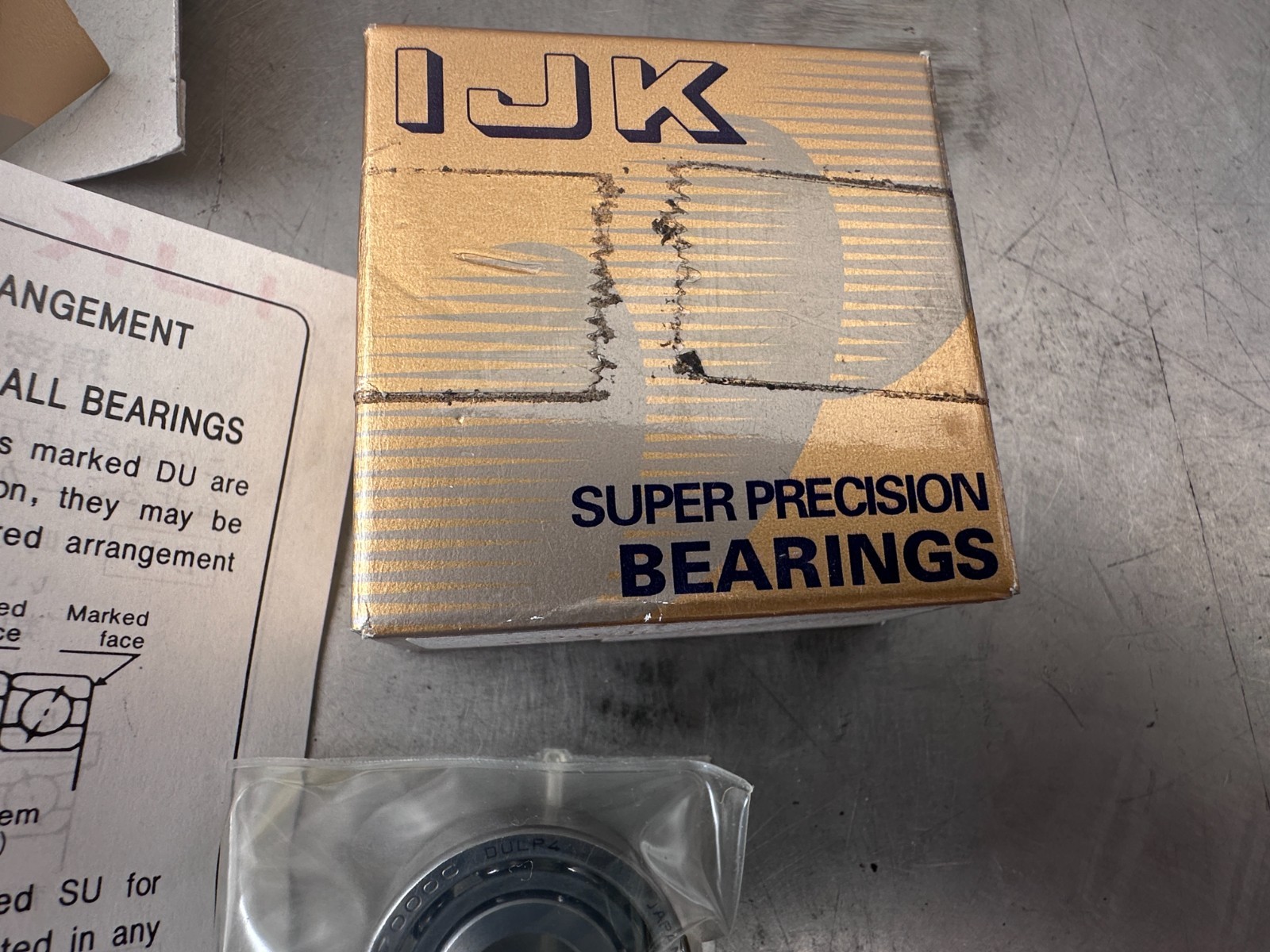 IJK 7000 CTYN DULP4 Bearing (Lot of 4)