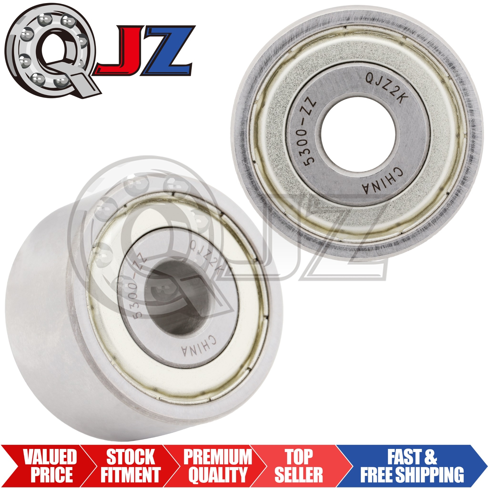 [Qty.2] New 5300-ZZ Angular Contact Ball Bearing [10mm ID x 35mm OD x 19.05mm W]