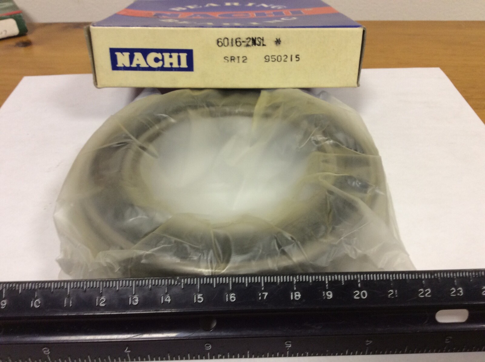 Nachi 6016 -2NSL Double Sealed Bearing, 80mm ID, 125mm OD, 22mm Width
