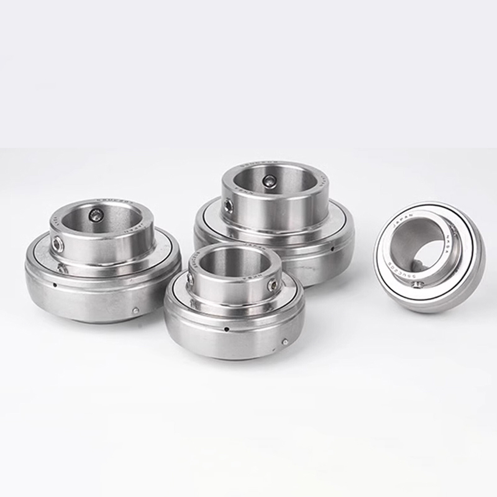 SUC/SSUC Outer Spherical Bearing 440/304 Stainless Steel With Screw Bore 12-85mm