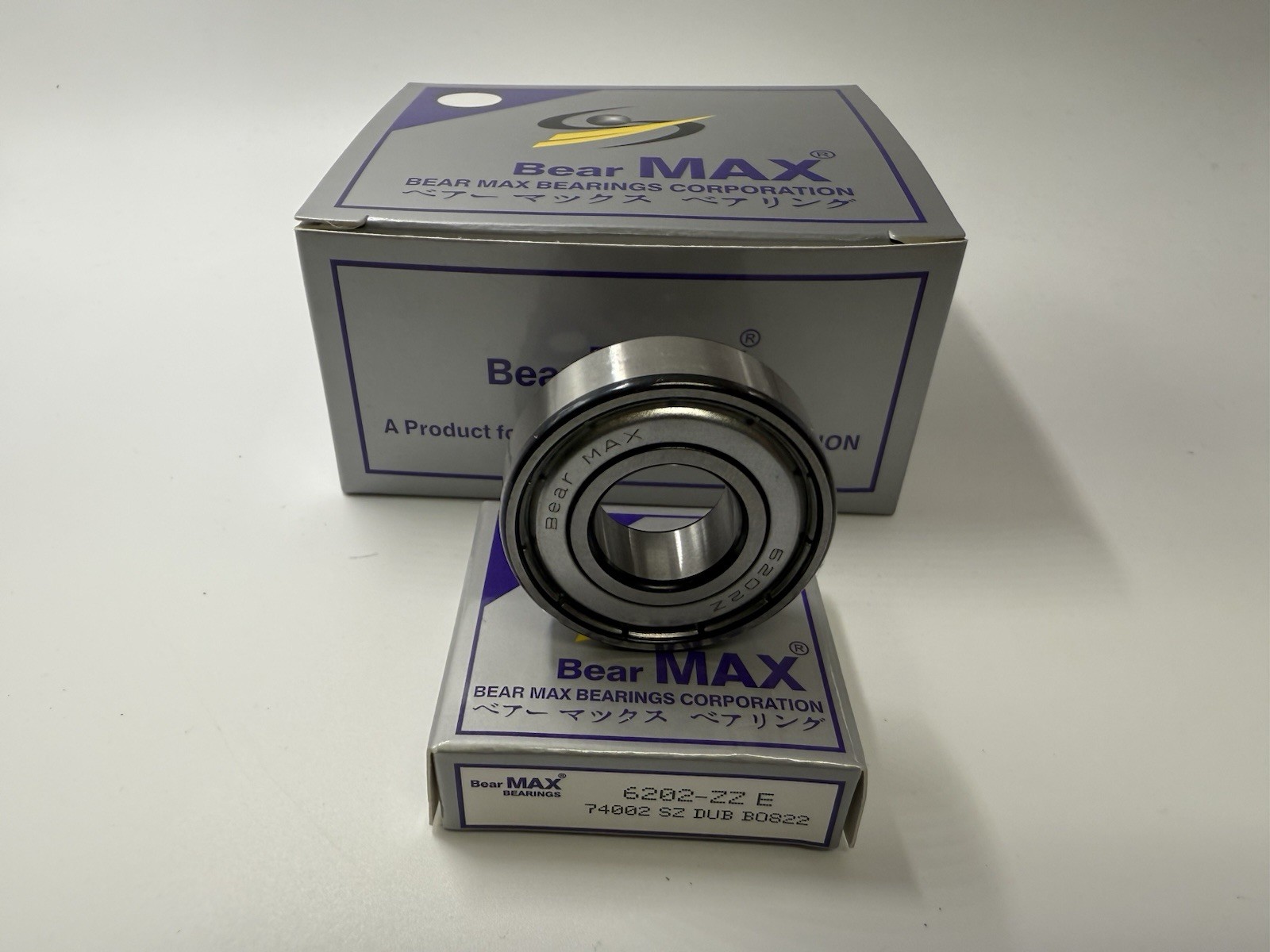 10 pcs BearMAX 6202-ZZ E 15x35x11mm Metal Seal Deep Groove Ball Bearings 6202ZZ