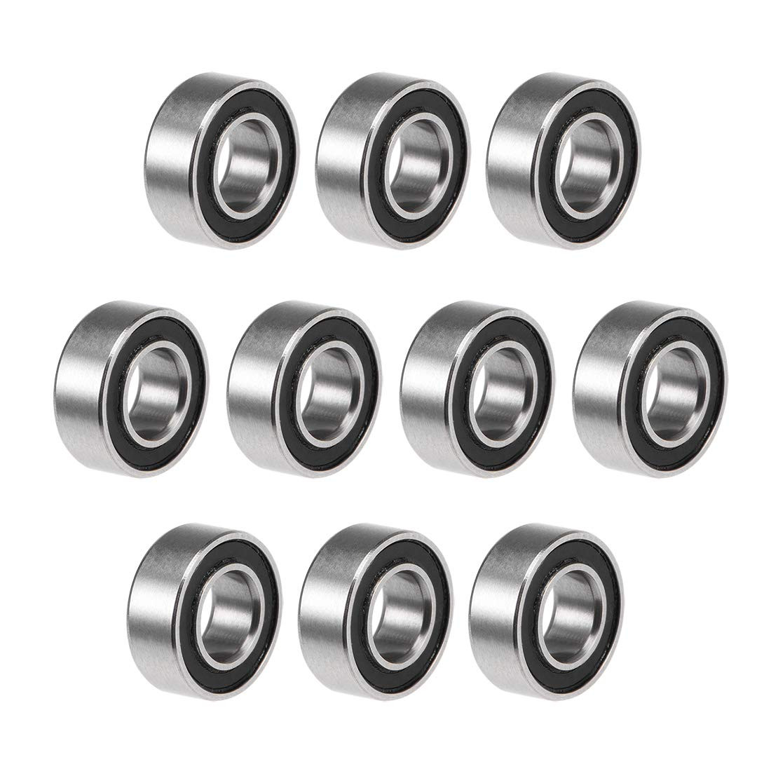 MR84-2RS Deep Groove Ball Bearings 4Mm Inner Dia 8Mm OD 3Mm Bore Double Sealed