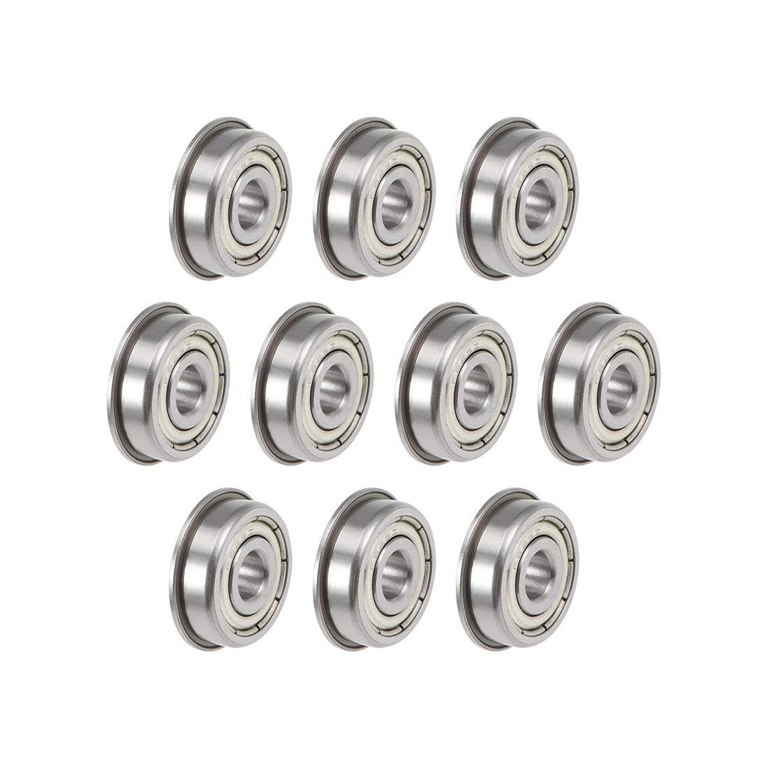 F625ZZ Flanged Ball Bearing 5X16X5Mm Shielded Chrome Steel Flange Rip Bearings 1