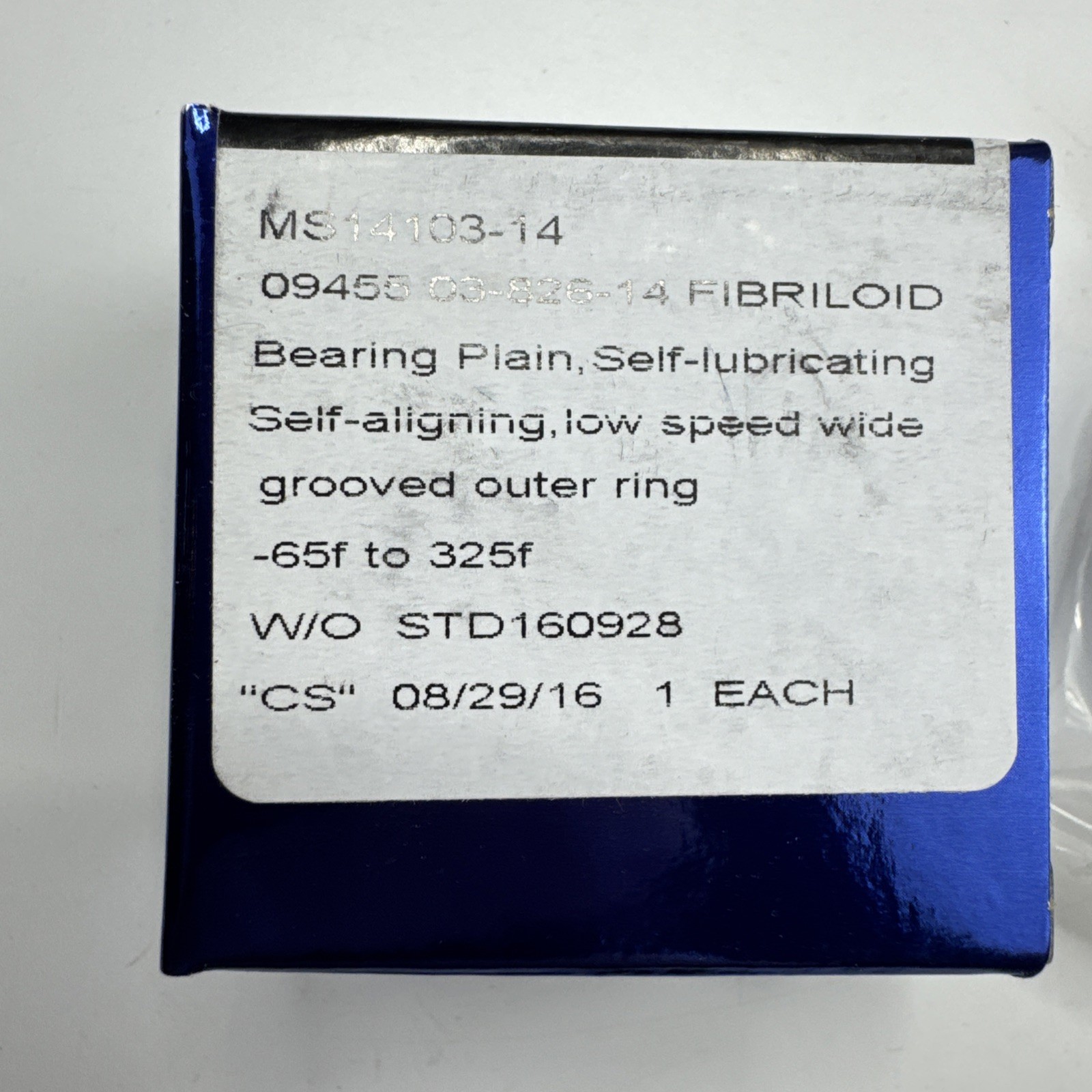 RBC Transport Dynamics Bearing MS14103-14 Self-Aligning 03-826-14 NEW Sealed