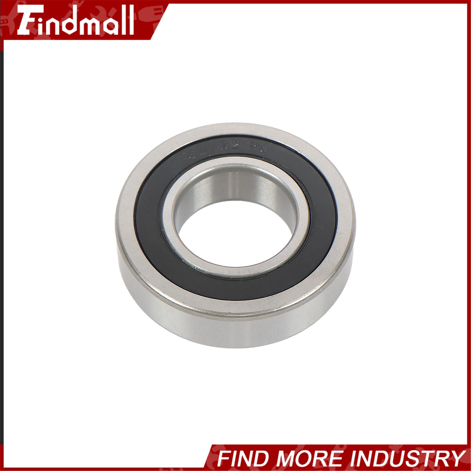 Findmall 62/32-2RS Deep Groove Bearings 4pcs 32x65x17mm Rubber Sealed Set