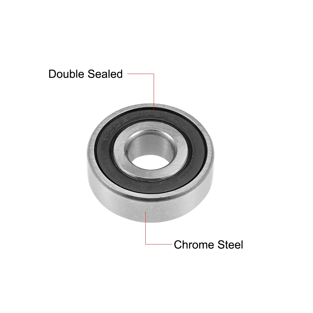 6202-12-2Rs Deep Groove Ball Bearing 12x35x11mm Steel Z2 Bearings