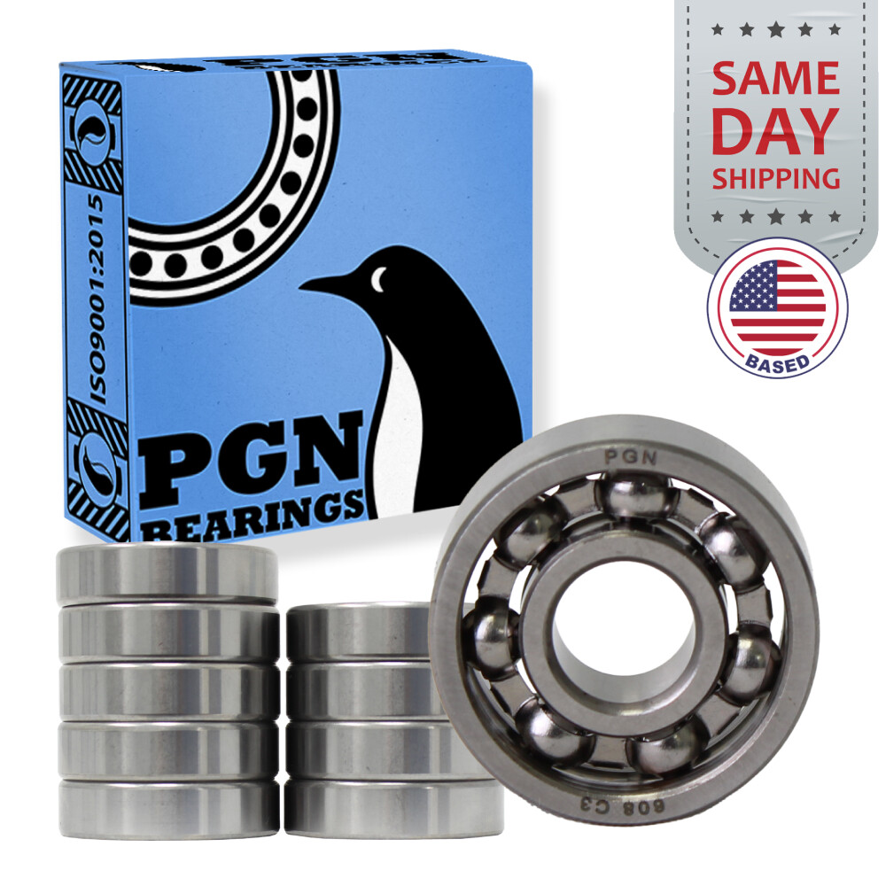 (10) 608 Bearing Fidget Spinner Ball Center Replacement Kit Chrome Steel 8x22x7