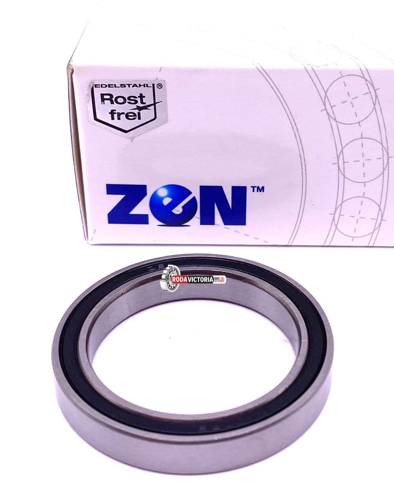 ZEN 61807 2RS Deep Groove Ball Bearing, Rubber Sealed 61807 2RS 35x47x7 mm