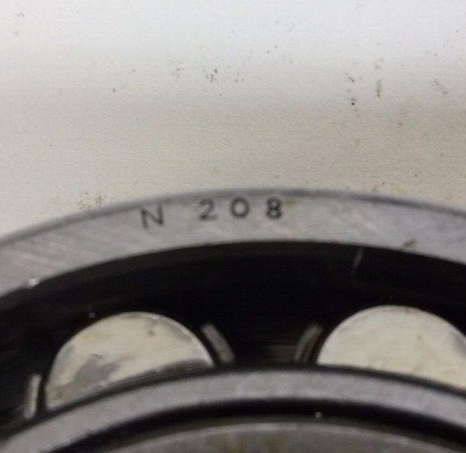 SNB N208 Cylindrical Roller Bearing 40mm ID X 80mm OD X 18mm W N-208