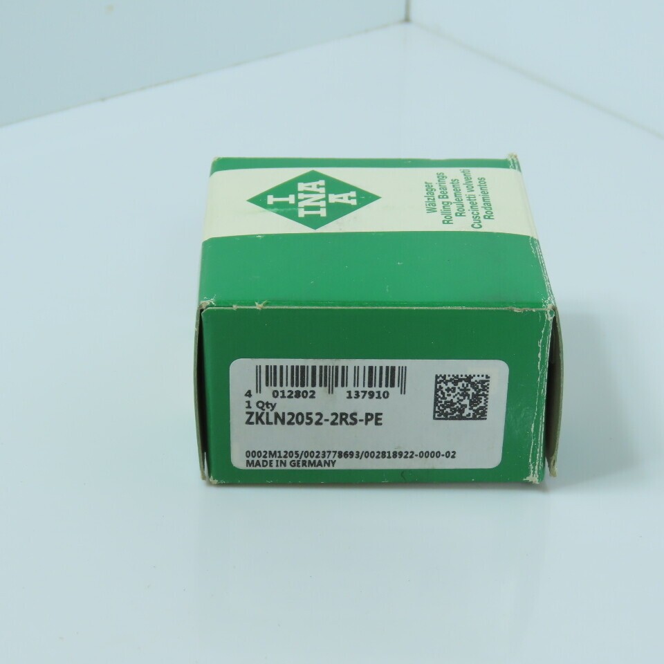 INA ZKLN2052-2RS-PE Angular Contact Ball Bearing 20mm Bore 52mm OD NEW
